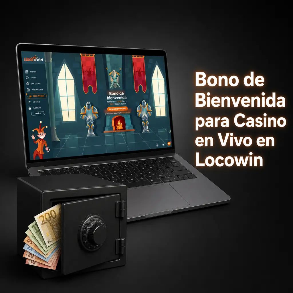 Bono de Bienvenida de Locowin: hasta 1850 EUR más 500 tiradas gratis para casino en vivo en España