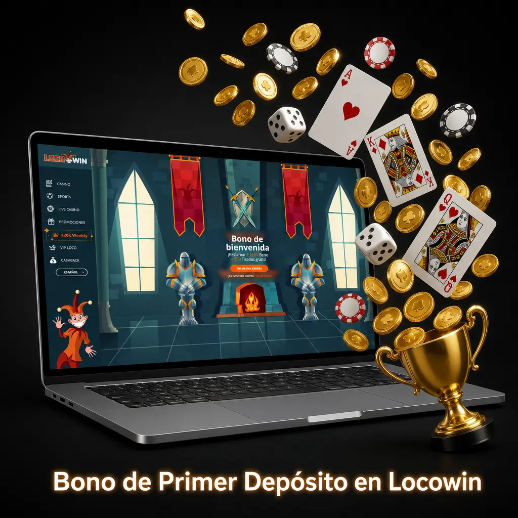 Bono de bienvenida Locowin: hasta 1850 EUR, 500 tiradas gratis y apuesta gratis del 100% hasta 100 EUR