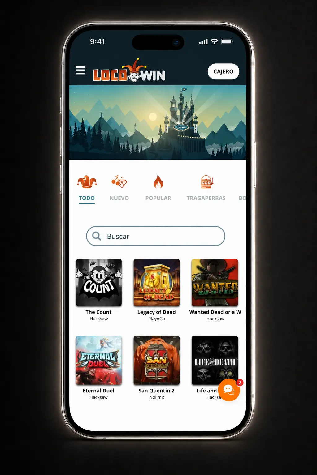 Pasos para registrarte y jugar en el casino en vivo de Locowin: ruleta, blackjack, bacará y game shows
