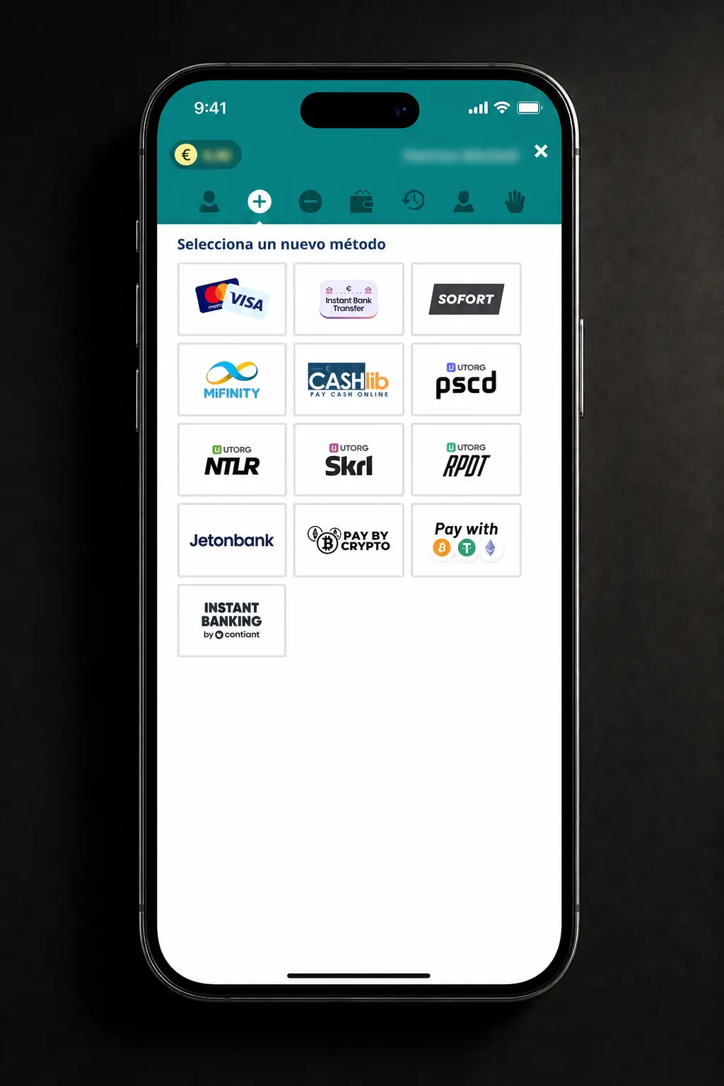 Pasos para hacer un depósito en Locowin desde España: iniciar sesión, elegir método de pago e ingresar el importe.