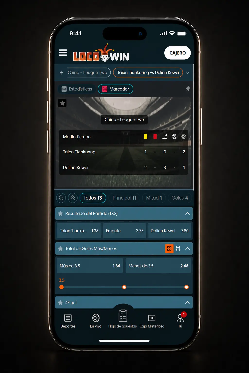 Pasos para realizar una apuesta deportiva en Locowin: elegir deporte, mercado, cuota y confirmar el boleto.