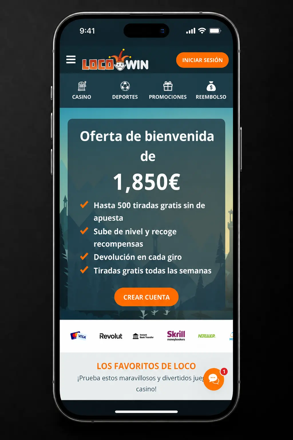 Pasos para registrarte en Locowin: formulario, datos personales, contraseña y verificación de cuenta