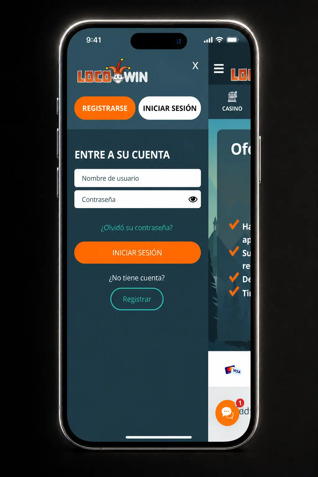 Pasos para retirar dinero en Locowin: inicia sesión, elige método de pago y confirma el monto a retirar.