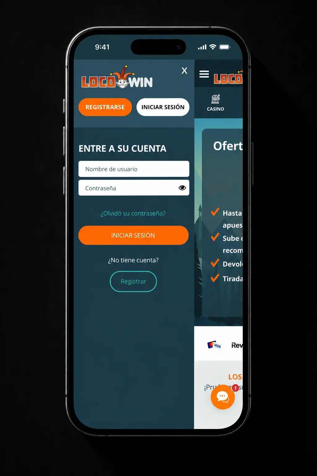 Pasos para retirar dinero en Locowin: inicia sesión, ve a Caja, elige método de pago, indica el importe y confirma la solicitud.