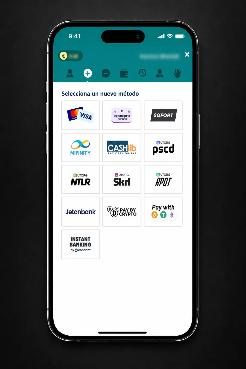 Pasos para activar el código promocional de Locowin: registro, depósito, código LOCOWIN y método de pago.