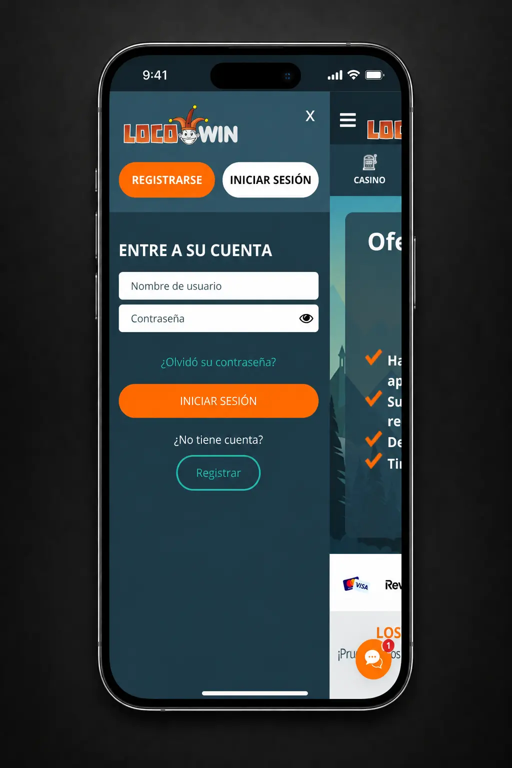 Pasos para activar el código promocional de Locowin: registro, depósito, código LOCOWIN y métodos de pago disponibles.