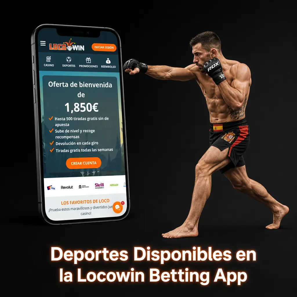 Deportes disponibles en Locowin Betting App: fútbol, baloncesto, tenis, eSports y más con cuotas en vivo