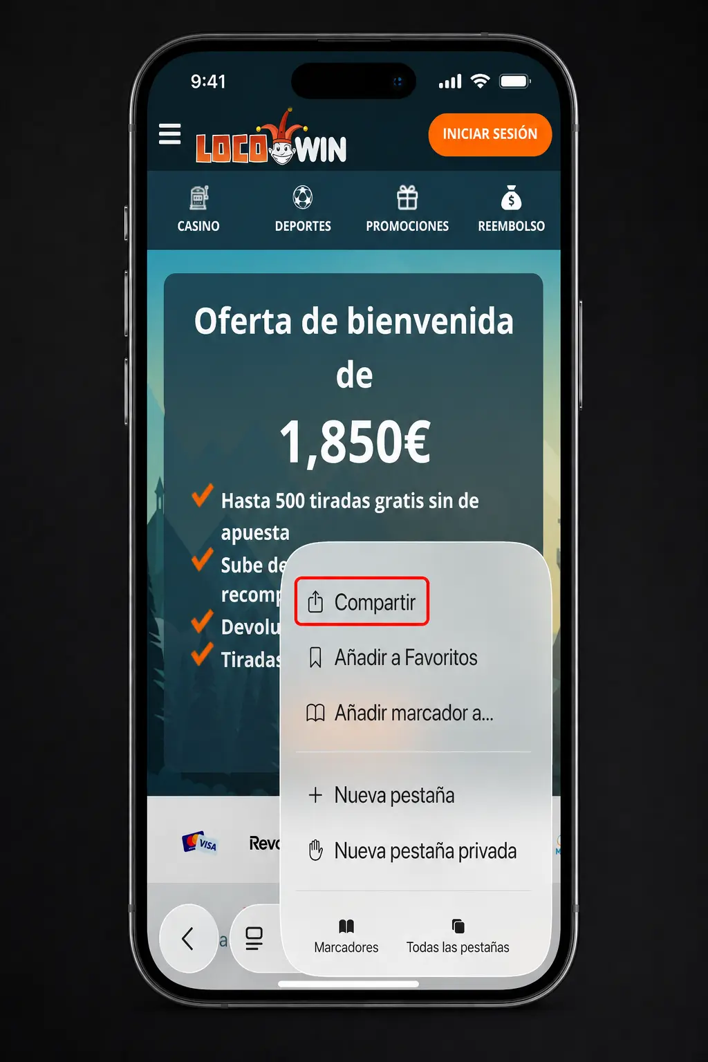 Guía paso a paso para descargar e instalar la app de Locowin en iOS en 5 sencillos pasos