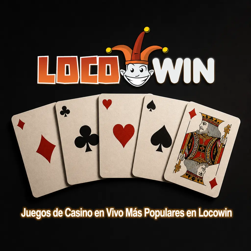 Juegos de casino en vivo más populares en Locowin: ruleta, blackjack, bacará y game shows con crupieres profesionales