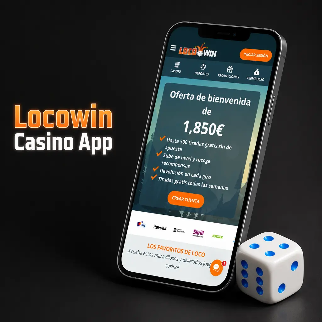 Locowin Casino App: tragaperras, ruleta y blackjack en vivo con Pragmatic Play, Evolution e iSoftBet desde el móvil
