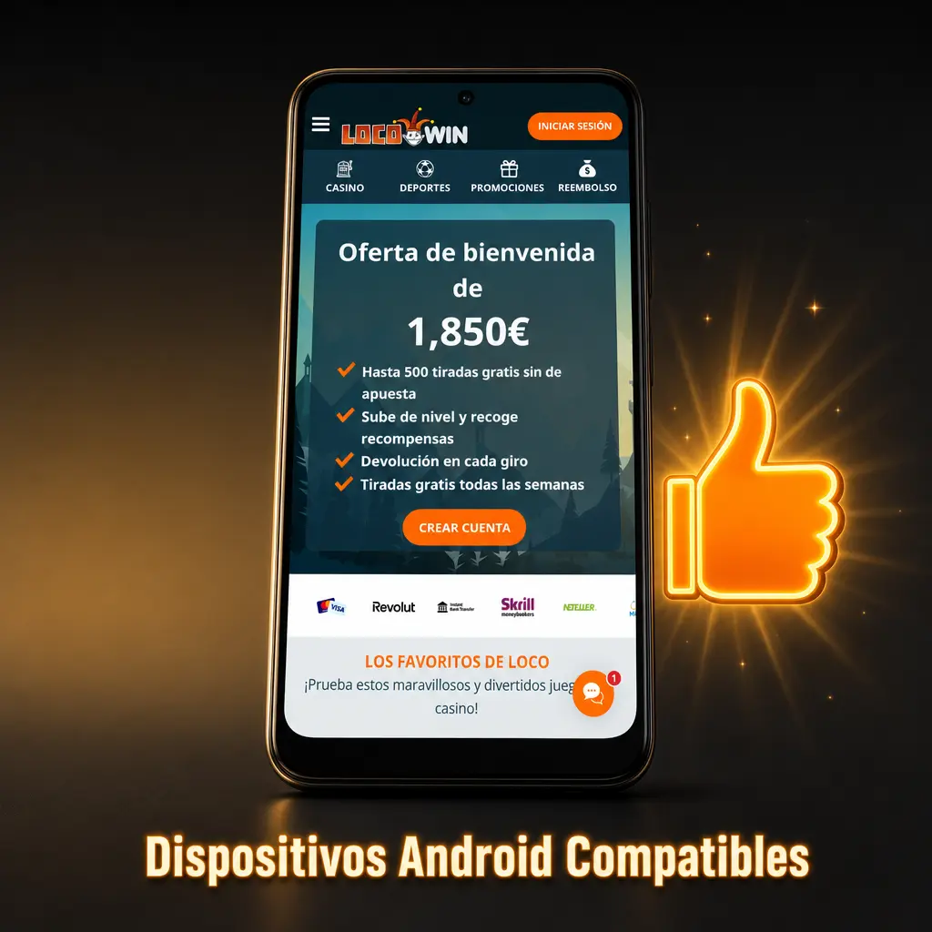 Dispositivos Android compatibles con la app: Samsung Galaxy S23, Xiaomi Redmi Note 12, Google Pixel 7, OnePlus 11, entre otros