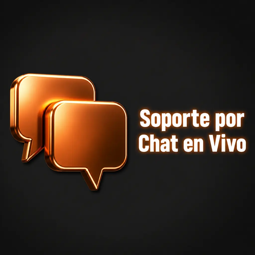 Icono de chat en vivo de Locowin disponible 24/7 en web y app para soporte sobre cuentas, pagos y juegos.