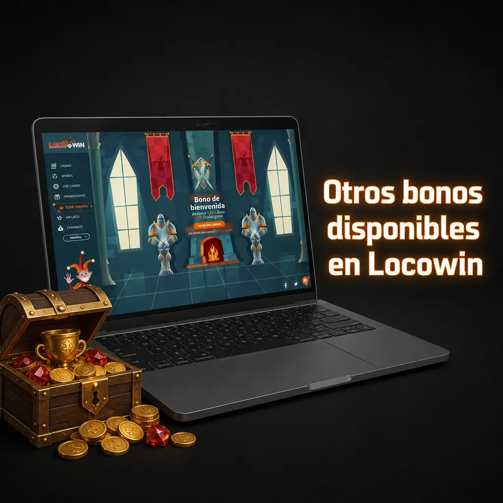 Bonos de Locowin: hasta 1.850 EUR más 500 giros gratis en casino y apuesta gratis de 100 EUR en deportes