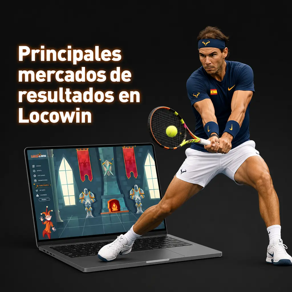 Explicación de los mercados de apuestas en Locowin: resultado 1X2, Más/Menos goles, hándicap y ambos equipos marcan.