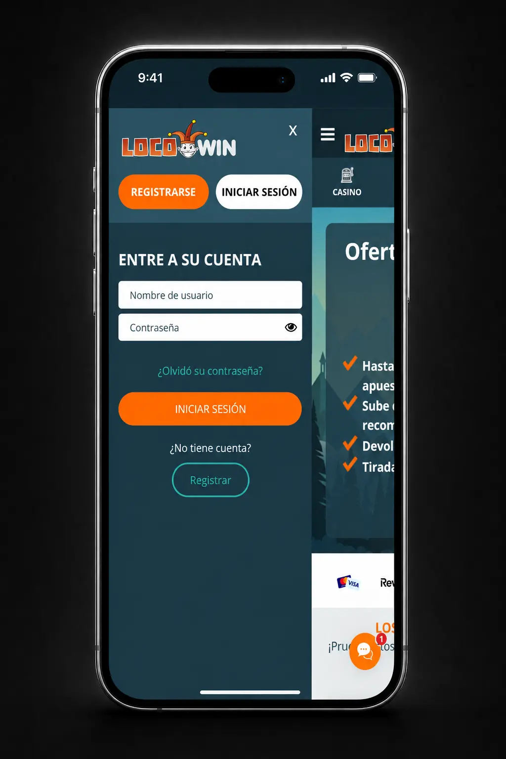 Proceso de verificación de cuenta (KYC) en Locowin con documento de identidad y comprobante de domicilio